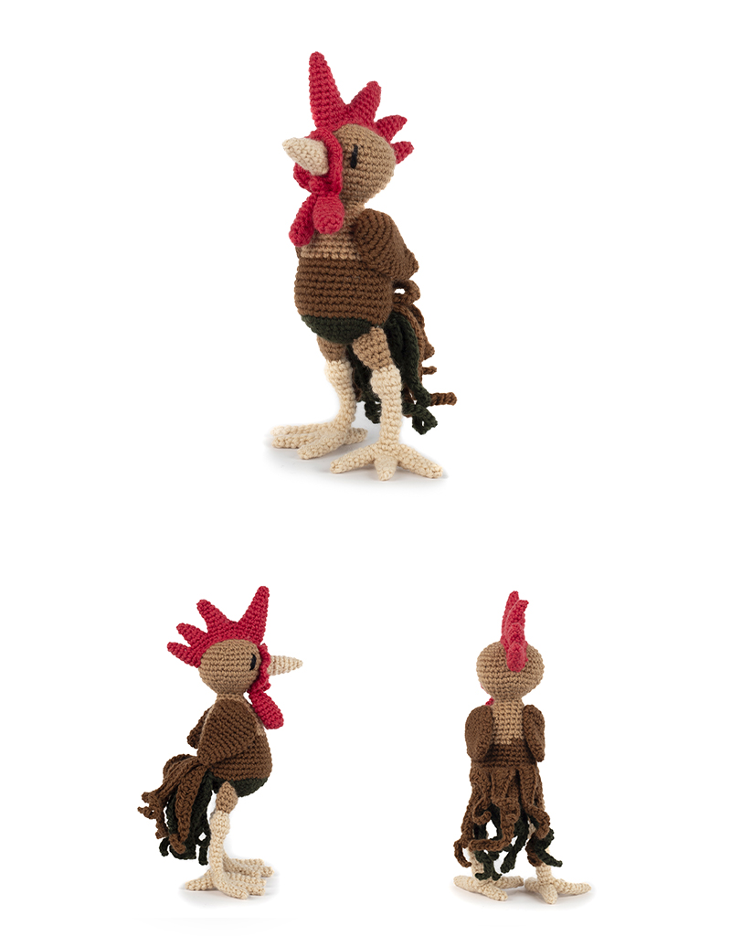 toft ed's animal kit the rooster amigurumi crochet
